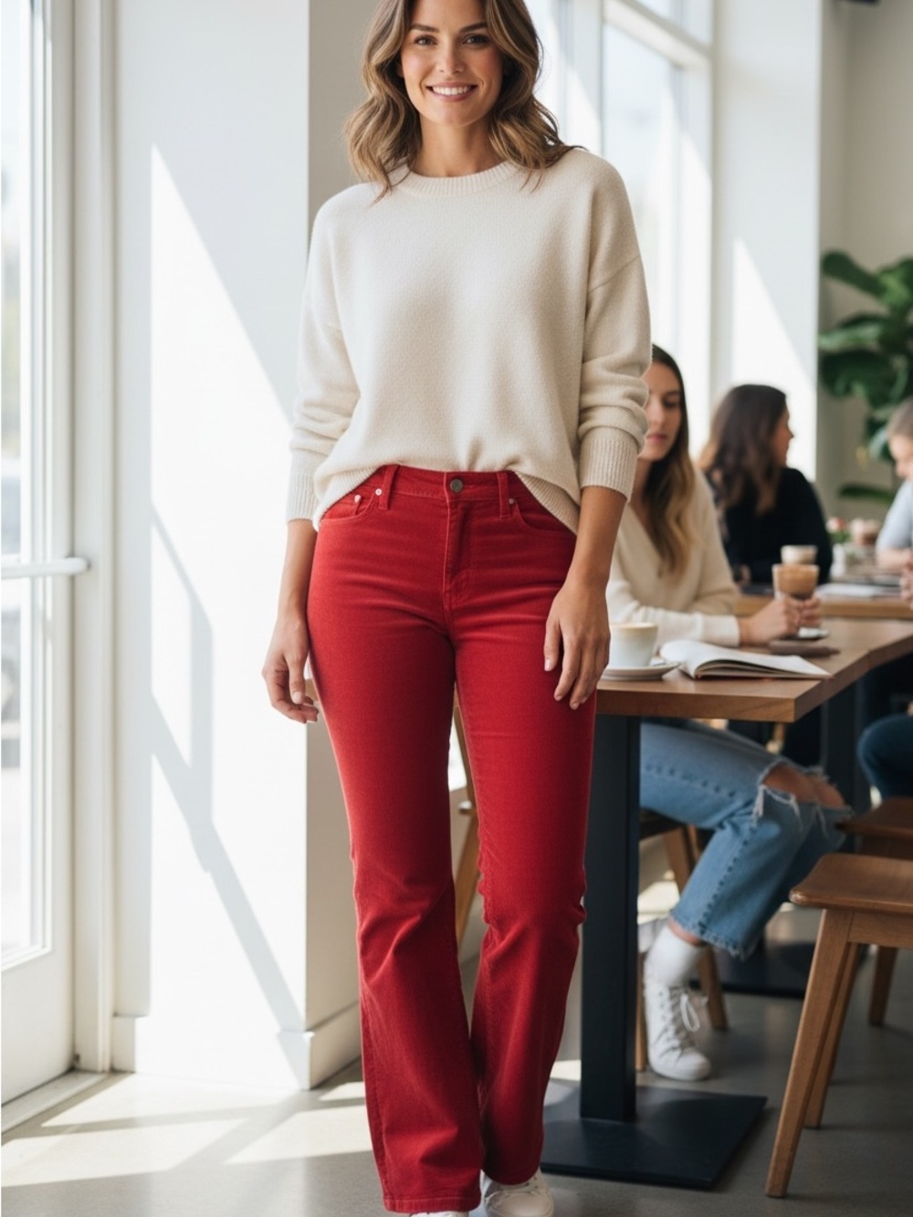 Ralph Lauren Red Corduroy Pants
